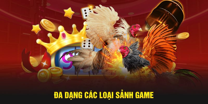 Đa dạng các loại sảnh game