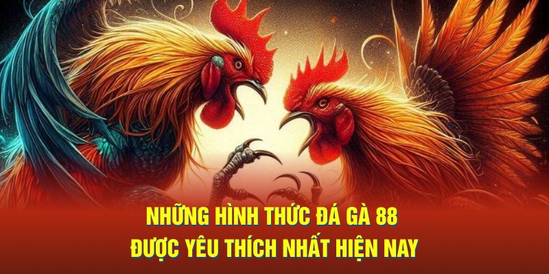 Những hình thức đá gà 88 được yêu thích nhất hiện nay tại nền tảng